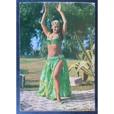 Postal Marruecos Bailarina Dec. 70.