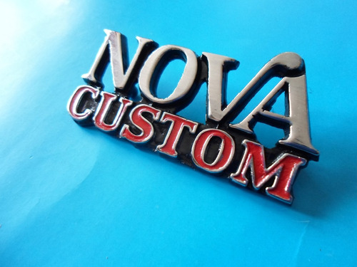 Emblema Nova Custom Chevrolet Clasico Concours Foto 3
