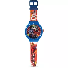 Relógio De Parede Quarto Infantil Avengers Vingadores 47cms