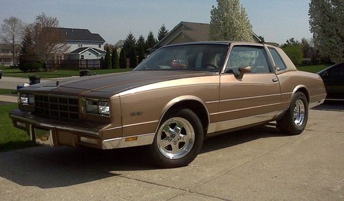 70-88 Chevrolet Monte Carlo Chapas Puertas Llaves Negro Foto 4