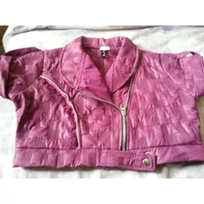 Chaqueta Fucsia Corta De Niña Y Mujer Talla Unica