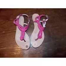 Sandalias Clona De Gamuza Fucsia Talle 37