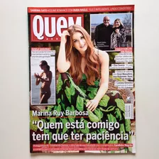 Revista Quem Marina Ruy Barbosa Carol Castro Elza A798