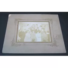 Fotografia Retrato De Grupo Mujeres Con Guitarra Circa 1900