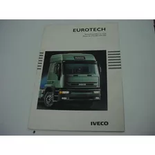 Folder Original D Fabrica Fiat Iveco Eurotech Caminhao 97 98