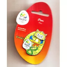 Pins Rio 2016 - Mascote Vinicius - Ed Limitada Cabeça Movel