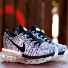 Tênis Nike Airmax Flyknit Original Importado Premium Cinza