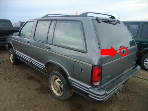 91-94 Oldsmobile Bravada Chapa Manija Llaves Puerta Trasera Foto 3