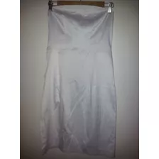 Vestido Strapless Gabardina O Raso Elastizado Peuque Envios!