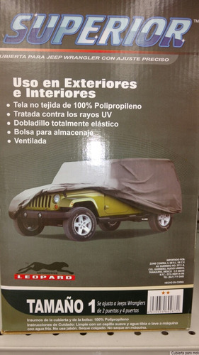 Funda Para Jeep Wrangler Ajuste Preciso Super Resistente Foto 4