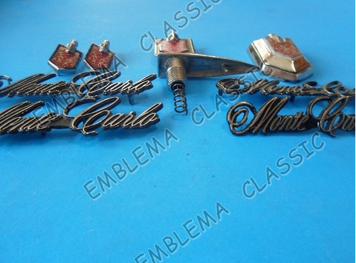 Emblemas  Montecarlo Austero Chevrolet Clasico Kit Foto 6