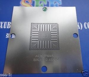 Stencil Intel Ac82pm45 Northbridge 80x80 0.45mm Reballing