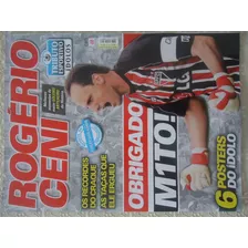 Revista Rogério Ceni 6 Posters Do Ídolo Obrigado Mito