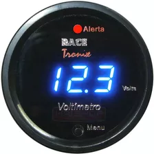Vt95 Voltimetro Digital Automotivo 52mm Alerta C/ Remote
