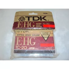 Fita Vhs Tdk Compact Novo Lacrado.