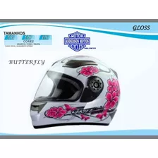 Capacete Men's Tamanho 56 - Gloss * Butterfly * Frete Grátis