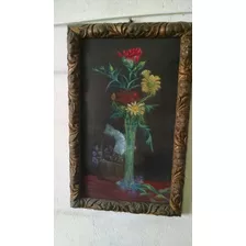 Quadro Pintura Oleo Sobre Tela Do Artista Padre Scarzelli