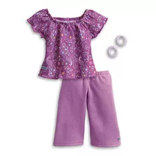 Pijama Purple Peacock Para American Girl 100% Original