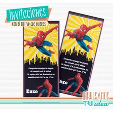 Spiderman - Tarjetita Para Imprimir