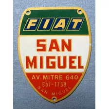 Insignia De Concesionaria Fiat Bandera Italia Precio X 2 