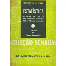 Estatística Coleção Schaum Murray R. Spiegel (1204)