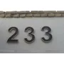 Primera imagen para búsqueda de numero casa aluminio