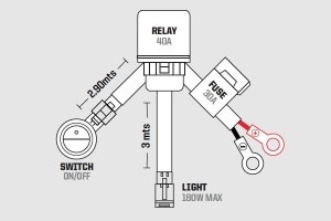 Kit De Cableado Para Faros Barras De Led- 1 X 198w Foto 5