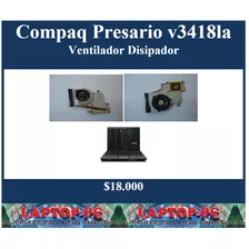 Ventilador Mas Disipador Compaq Presario V3418 La