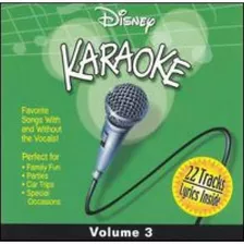 Disney Karaoke Vol. 3 Cd