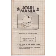 Manual De Instrução De 32 Super Jogos Do Atari Série Prata.