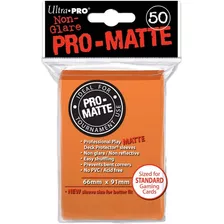 50x Protectores Pro-matte Magic Color Naranjo Ultra Pro