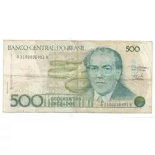 Brasil - C-189, 500 Cruzados, 1986, Série 2100ª, Mbc - Rara.