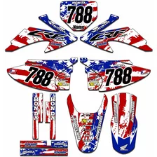 Kit Adesivo Moto Cross Trilha Crf 230 0,20mm Biker Lm266