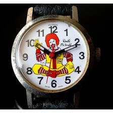Mc Donald's Reloj Suizo Mcdonald Antiguo Retro Payaso Swt
