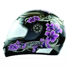 Capacete Feminino Griff Gloss Flores Tamanho 60 Frete Grátis