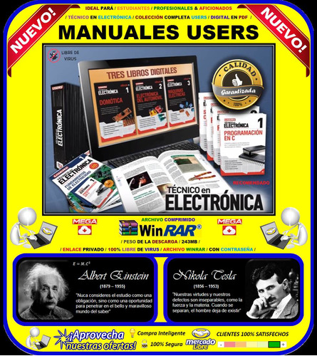 Manuales Users Técnico En Electrónica / Colección Completa /
