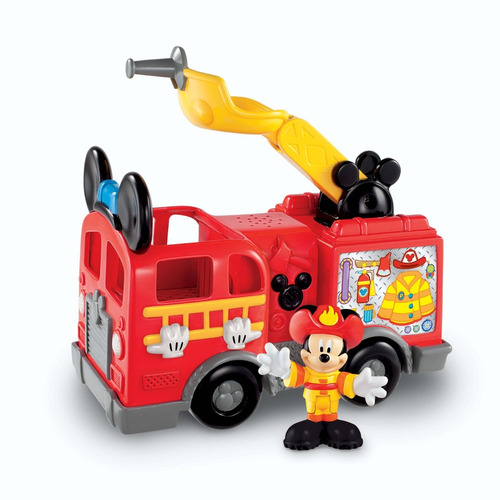 Fisher Price Camion De Bomberos Mickey Mouse. Original
