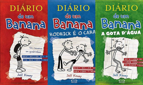 Diário De Um Banana Volumes 1, 2 E 3 - Capa Dura