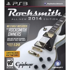 Jogo Rocksmith 2014 Playstation 3 Ps3 Mídia Física Original