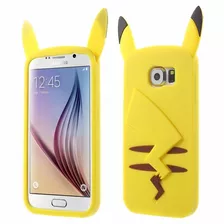 Case Protector Funda Carcasa Pokemon Pikachu Samsung S6 Edge
