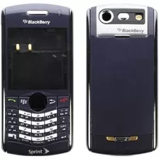 Carcasa Blackberry 8120 Azul Nueva Original Completa