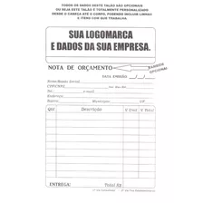 10talões Carbonado De Pedido, Orçamento, Controle Etc..