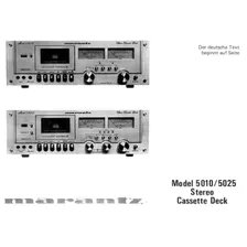 Marantz Tape Deck 5000 5010 Ou 5025 Esquemas Para Restauro 