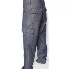 Pantalon Cargo De Jean Reforzado Linco Fabrica T. 50 Al 56