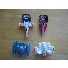 4 Mini Naves De Star Wars 