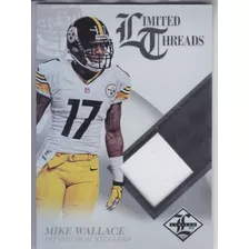 2012 Limited Threads Jersey Mike Wallace 6/49 Wr Steelers