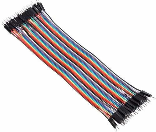 Pack 40 Cables Macho Macho 10cm Dupont Arduino Y Protoboard