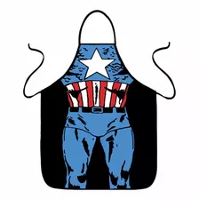 Delantales De Superheroes - Capitan America