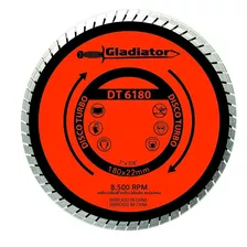 Disco Diamantado Turbo De Widia Gladiator 7 PuLG 180x22mm