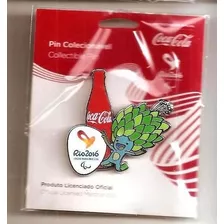 Pins Rio 2016 - Mascote Tom - Coca Cola - Novo